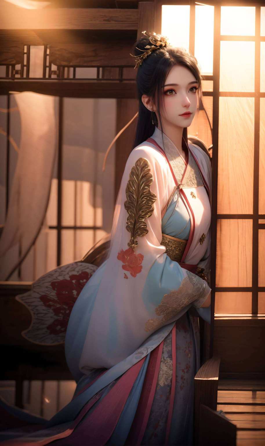 更显神韵翩翩若仙子
