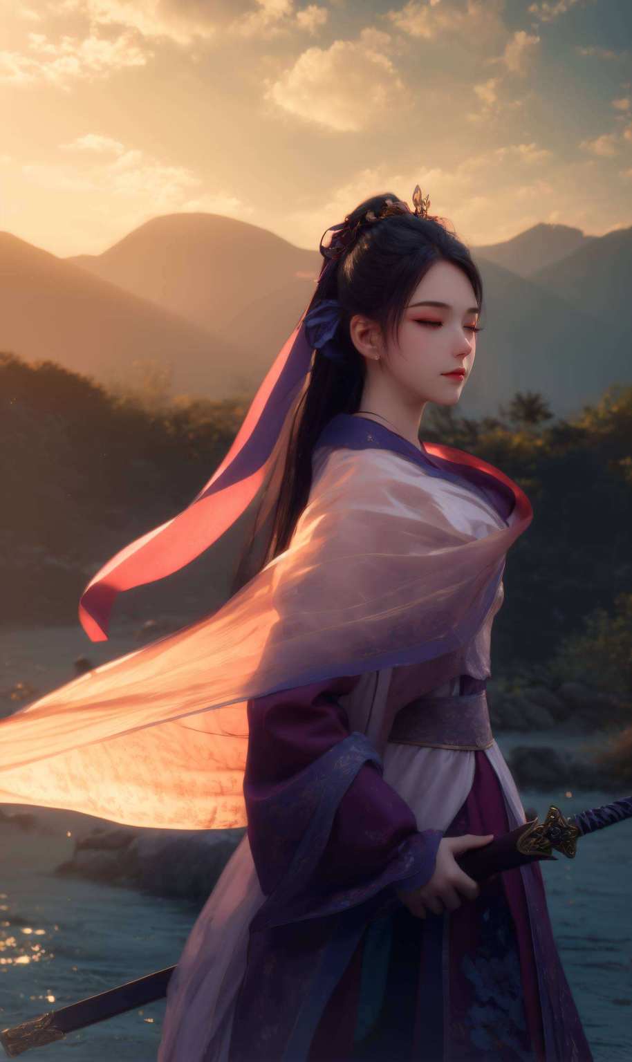 各位！今儿给大家介绍一位国漫界的绝世美女——南宫夕儿！这位女神不仅颜高气质佳放在iPad上