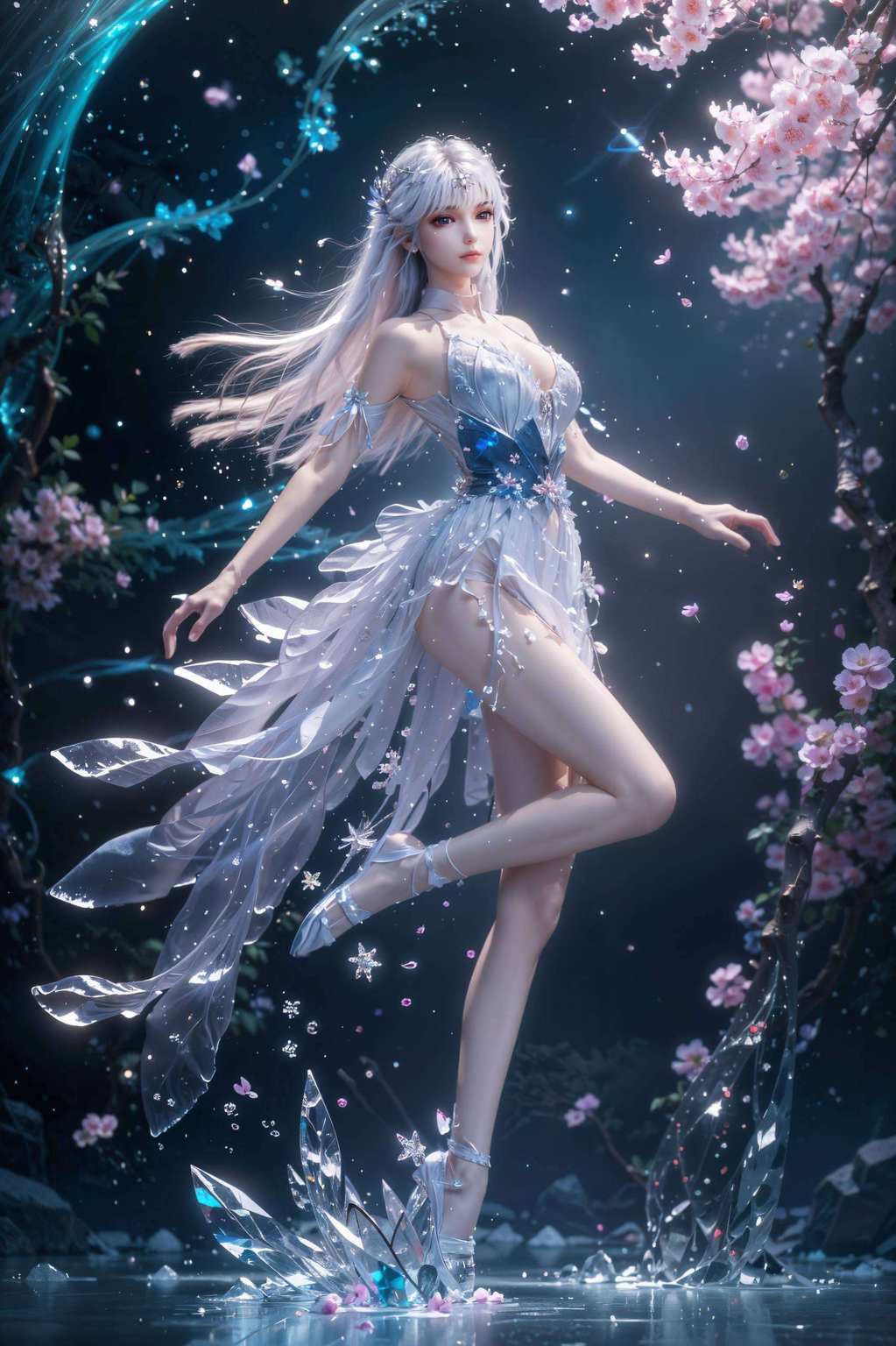 神印王座上之圣女也采儿身影