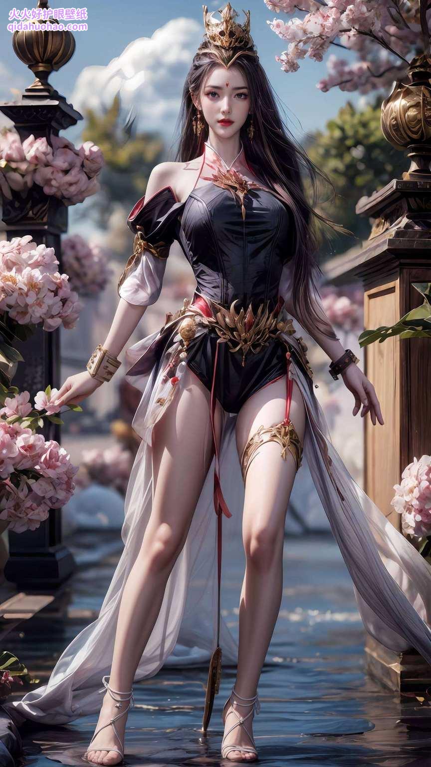 美女神韵壁纸生辉