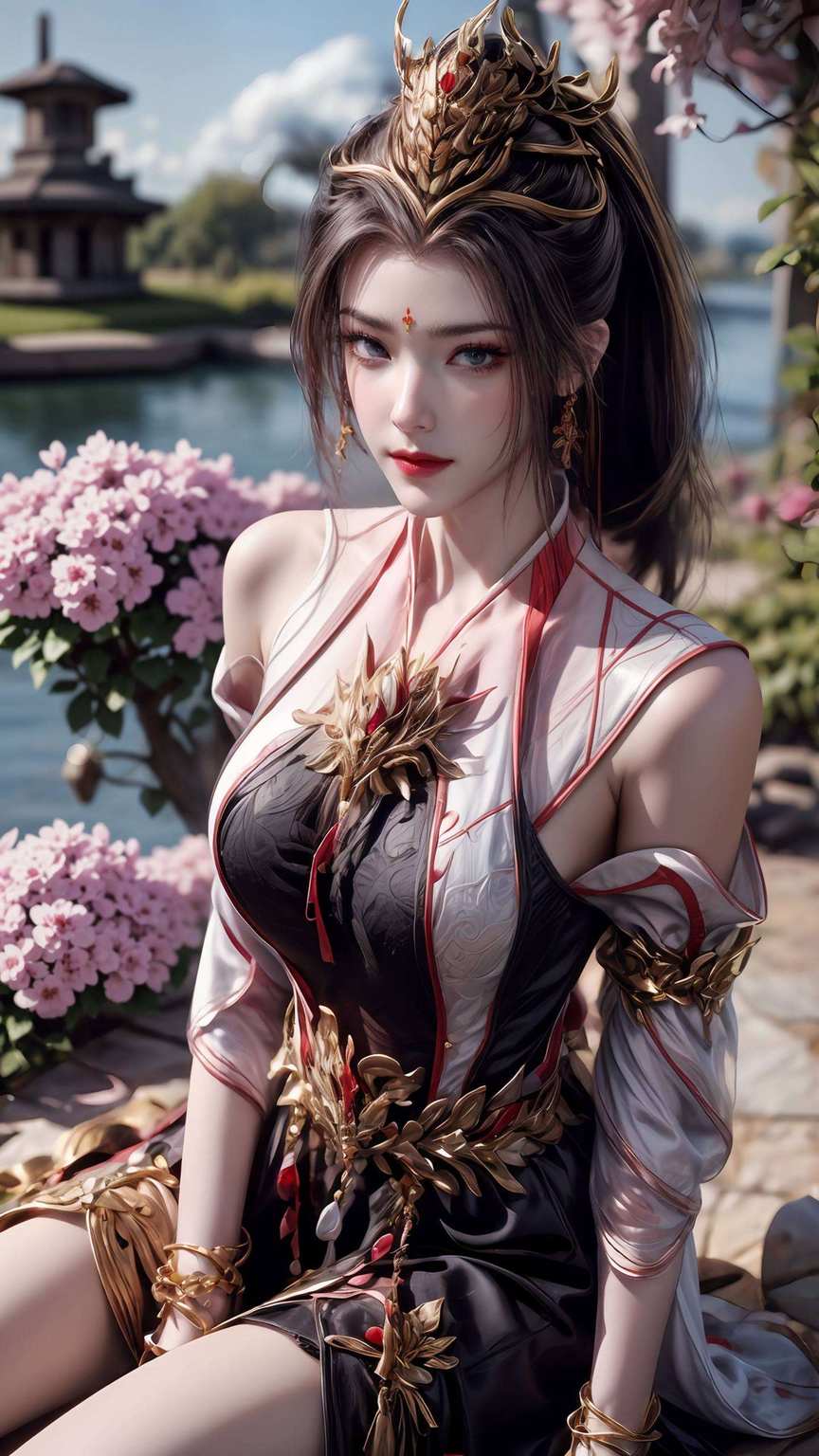 壁纸上那凌厉的眼神配上国漫独有的美感你的剑法为何如此炫酷？”而那些国漫女神和美女们