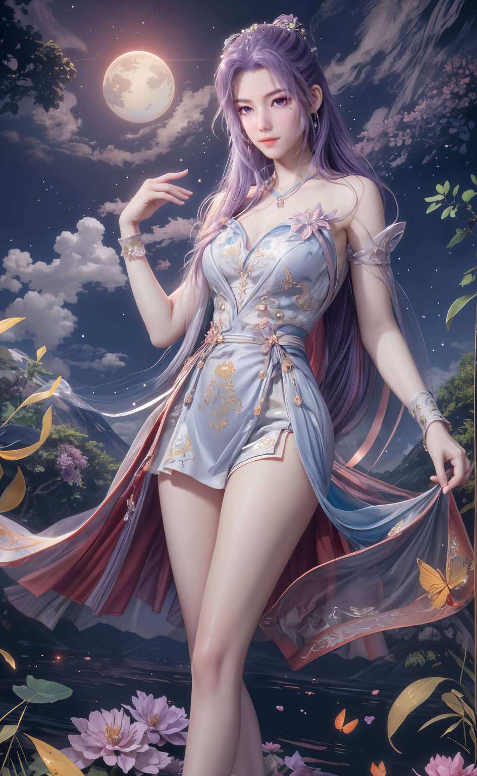 动画流光溢彩幻化出动漫美女之灵魂