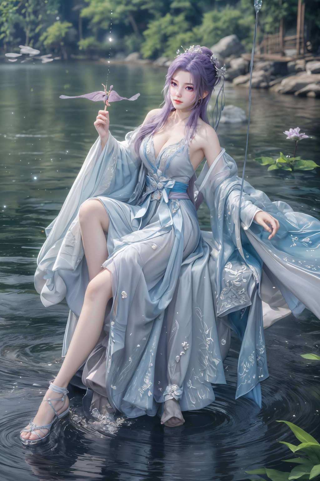 嘿快来感受这国漫美女的魅力吧！