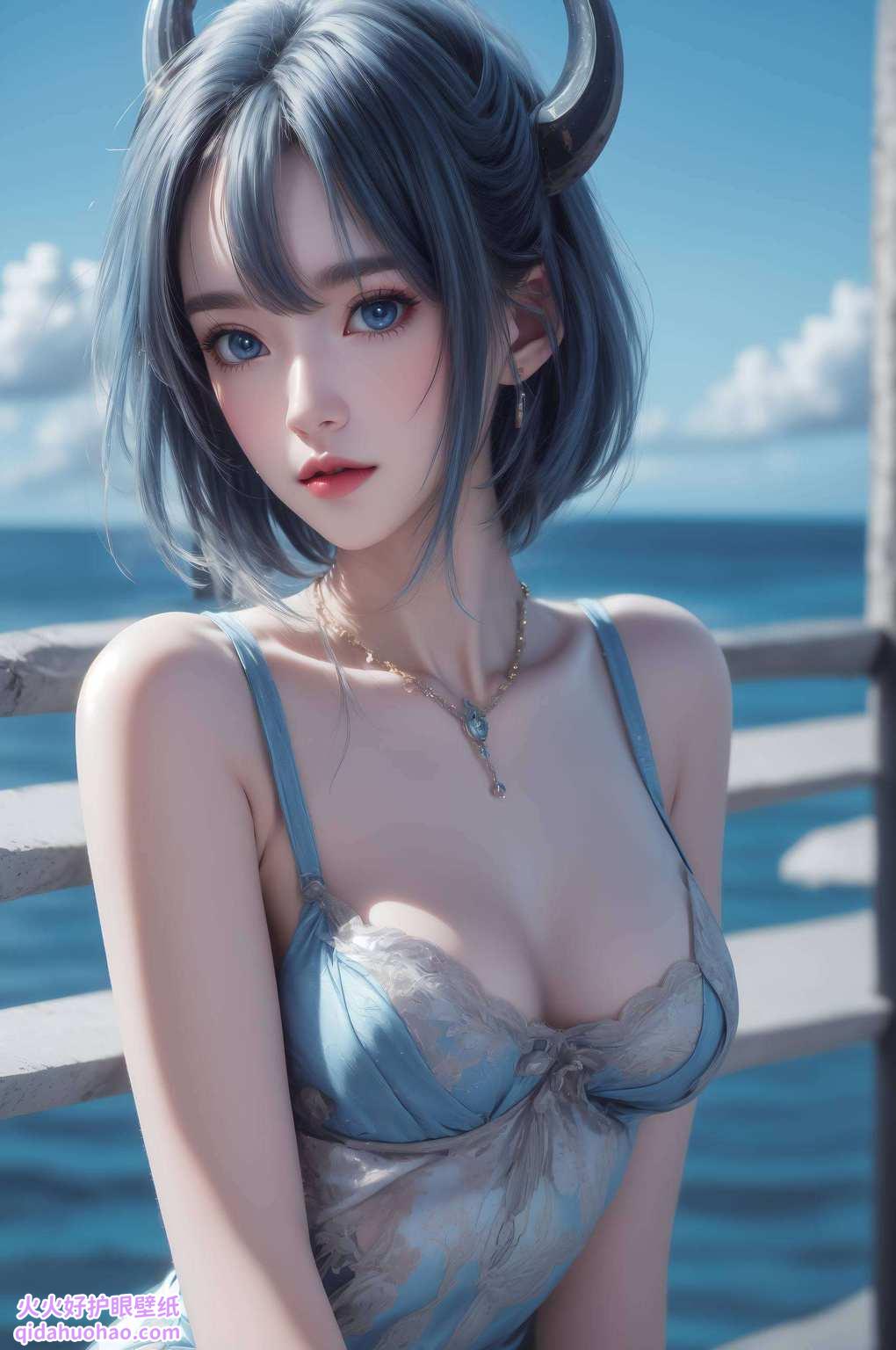 若有所思美女与女神同台竞技