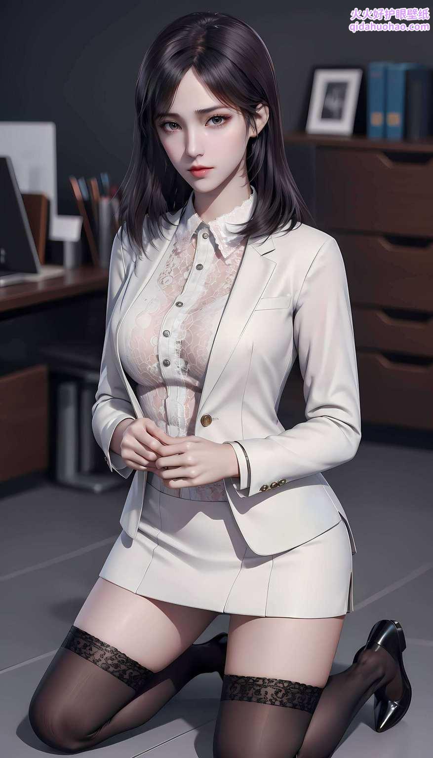 美女翩翩悉数为动画所绘