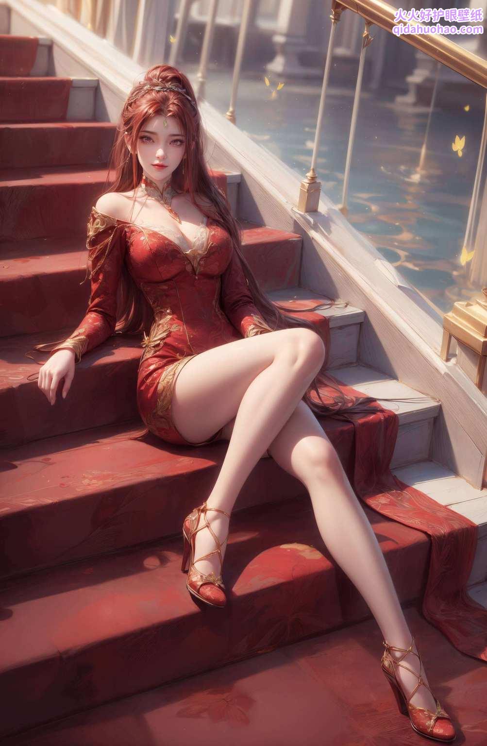绘凤舞九天壁上观