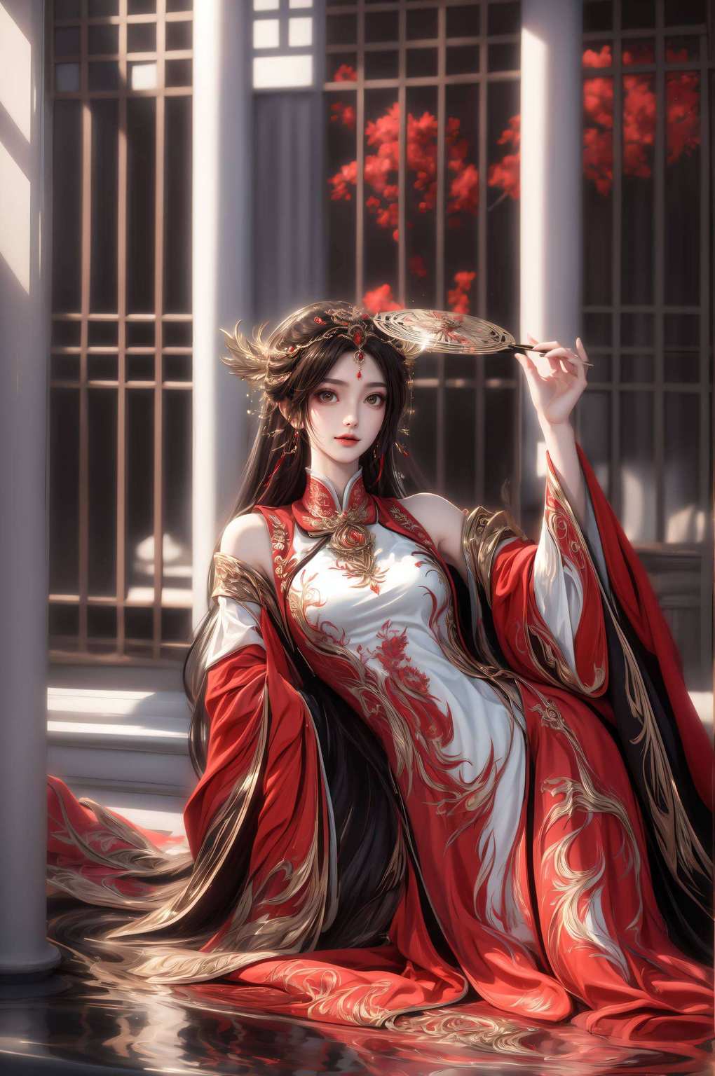 石昊并肩立火灵儿翩翩舞