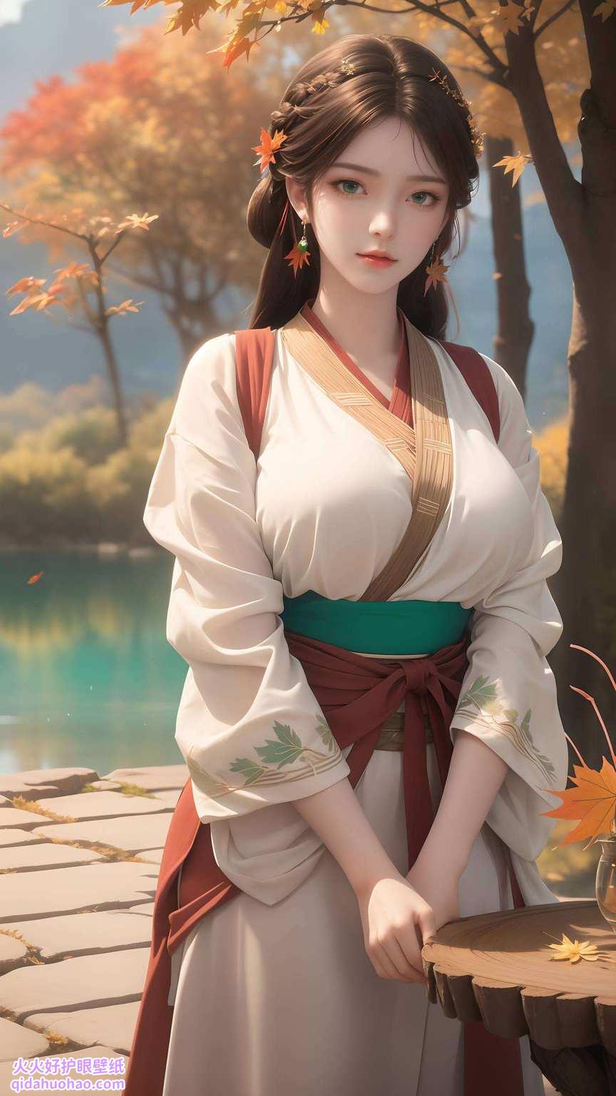 火灵儿的每一次微笑在iPad的屏幕上跃动
