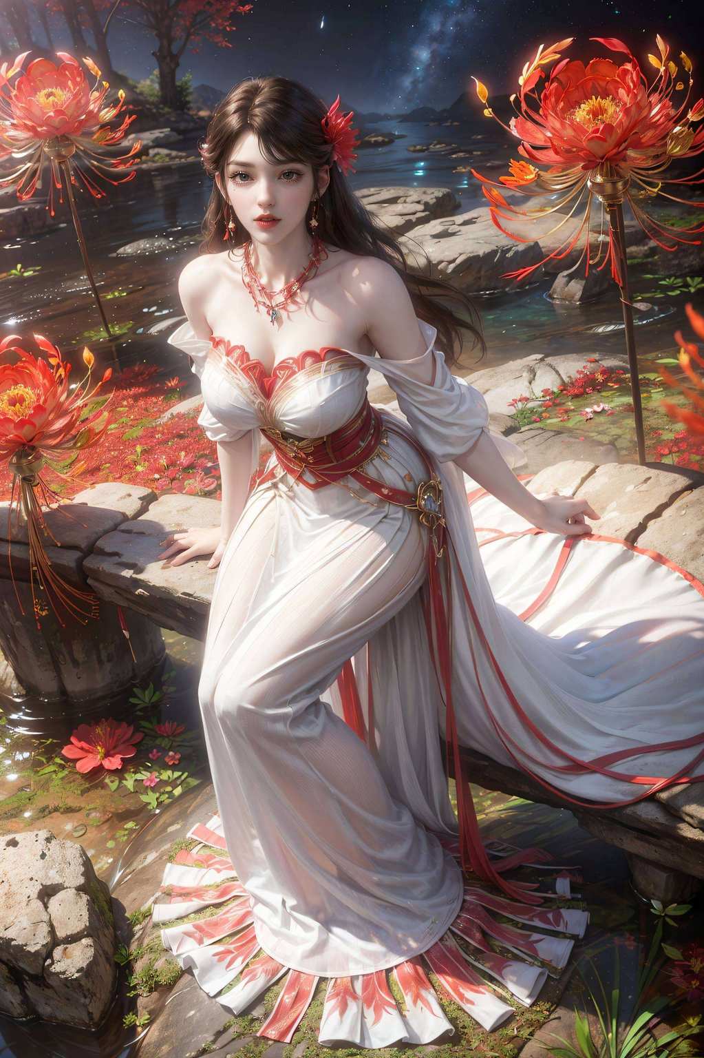 完美世界里的国漫女神心情美美哒！🌟🎨