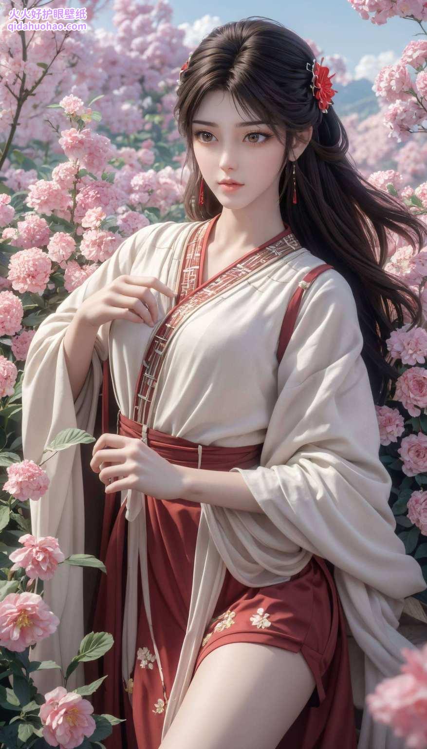 整个屏幕都亮了！国漫女神、国漫美女那可真是美得让人心跳加速！这小妮子
