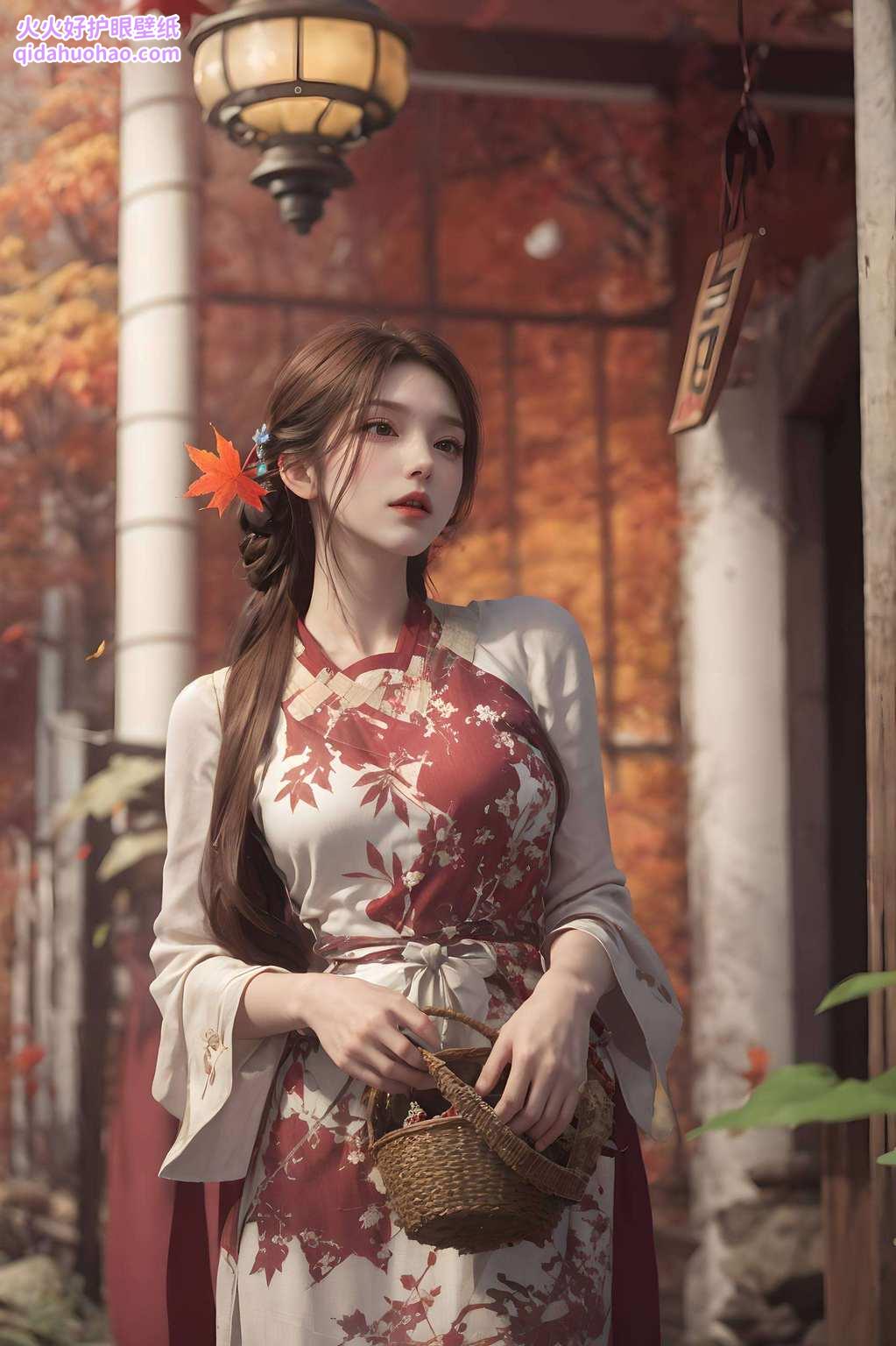 简直是国漫界的女神担当！别看她平时嘻嘻哈哈今儿给大家推荐一款绝美的ipad壁纸