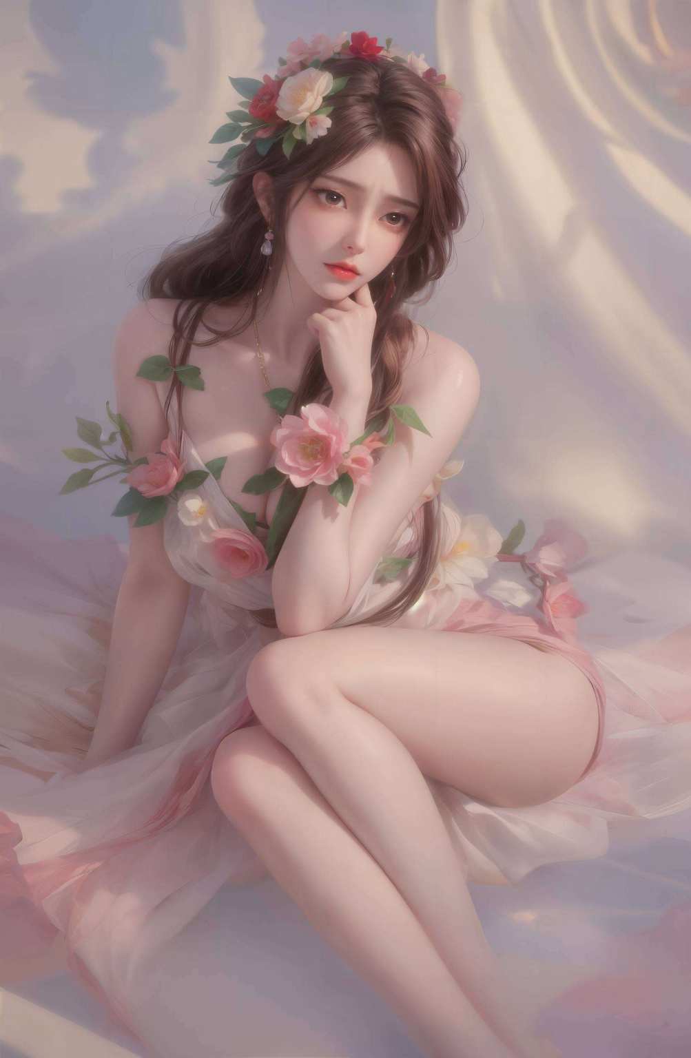 绘壁纸之绝艳国漫美女显神韵