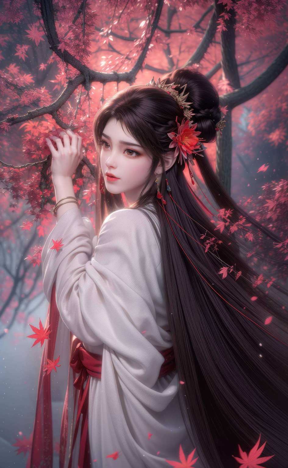 每张壁纸都透露着浓厚的国漫风情就吸引了大批国漫女神粉丝