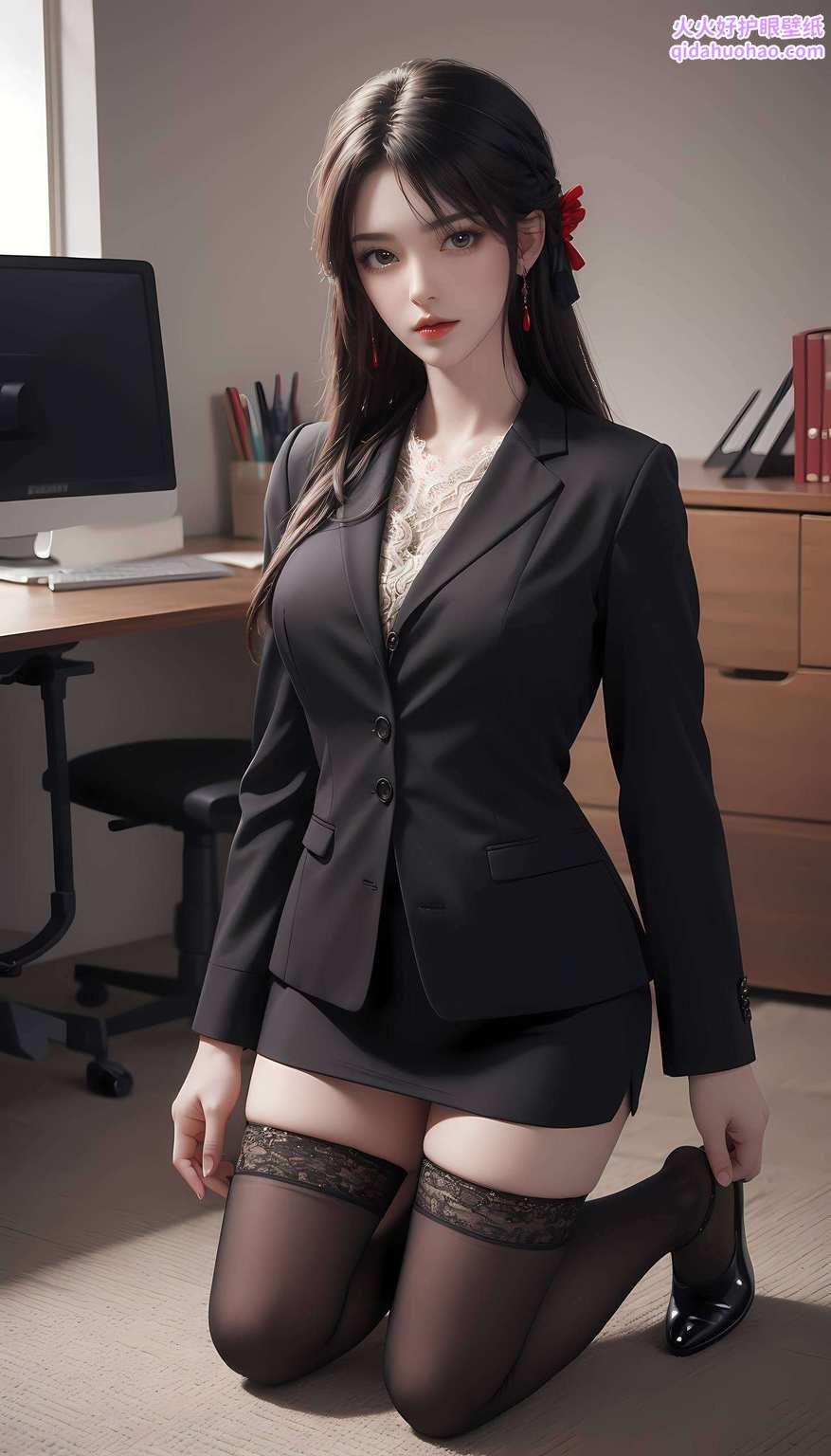 国漫壁纸绘美女石昊之内蕴火灵