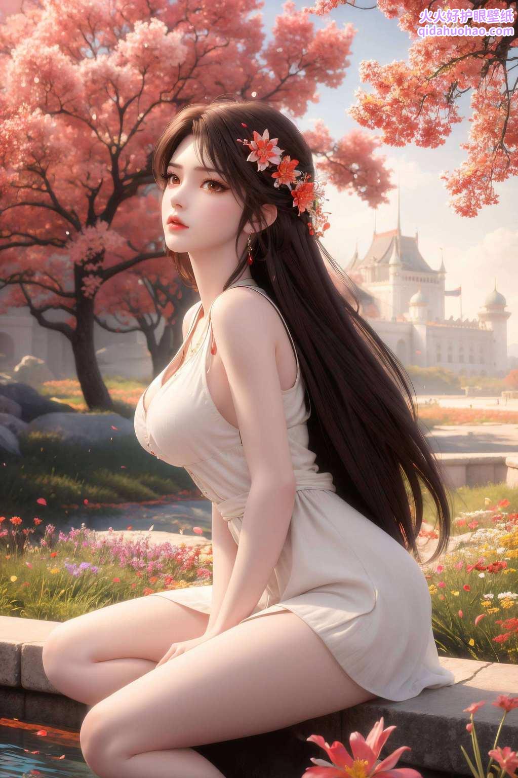 国漫美女的魅力更是以她的火属性魔法震慑了无数粉丝