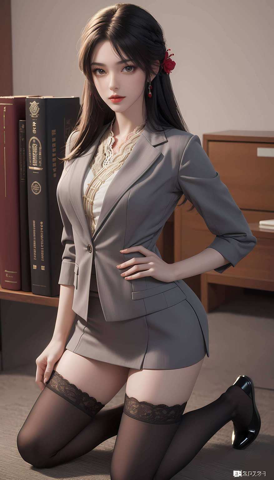国漫女神火灵儿美得让人心跳加速各位壁纸上瘾者！今天给大家带来一场视觉盛宴——火灵儿与石昊的浪漫重逢！在这张极简壁纸里