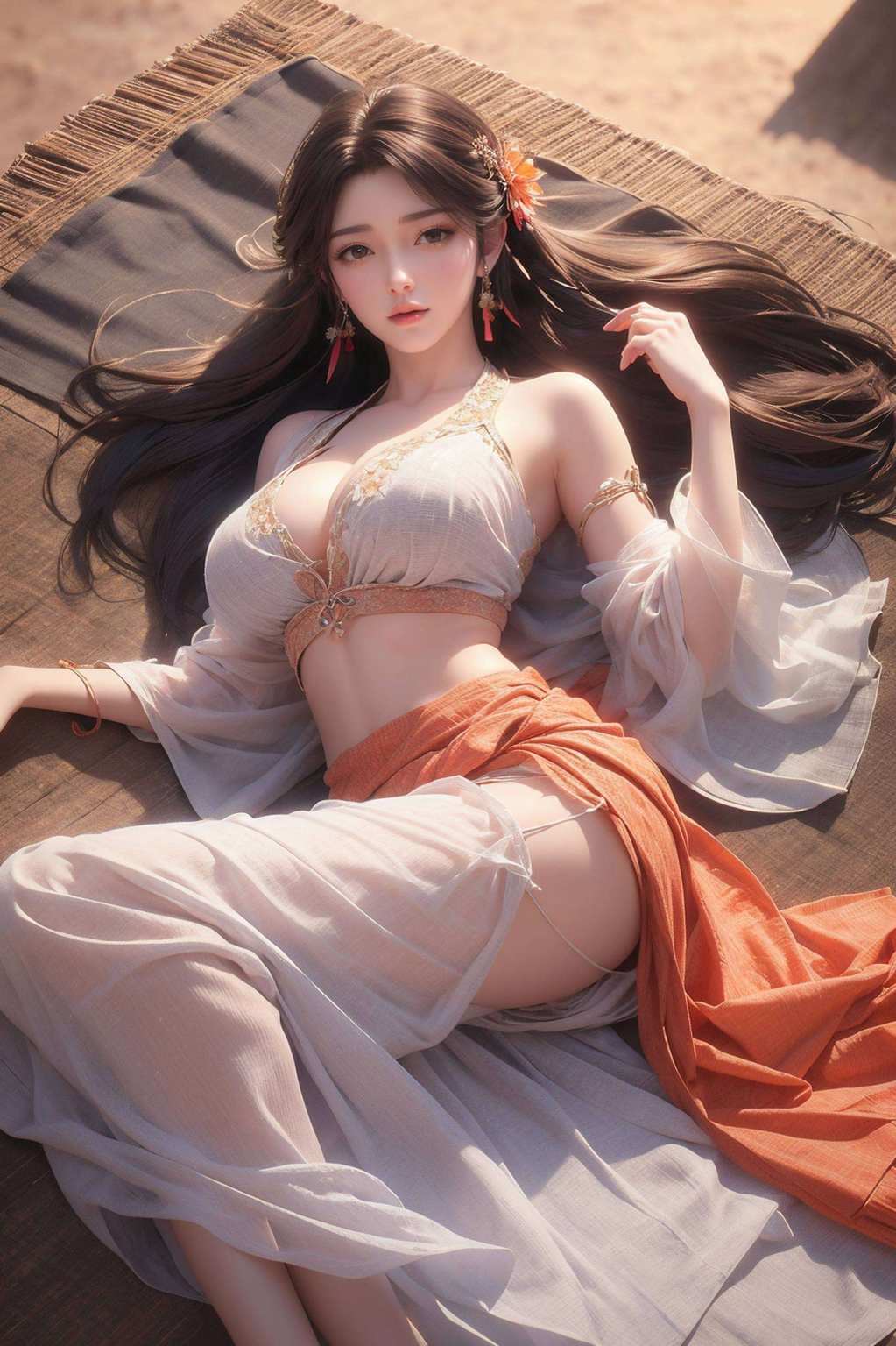 她的每一次微笑都是对人生无常的一次深刻领悟