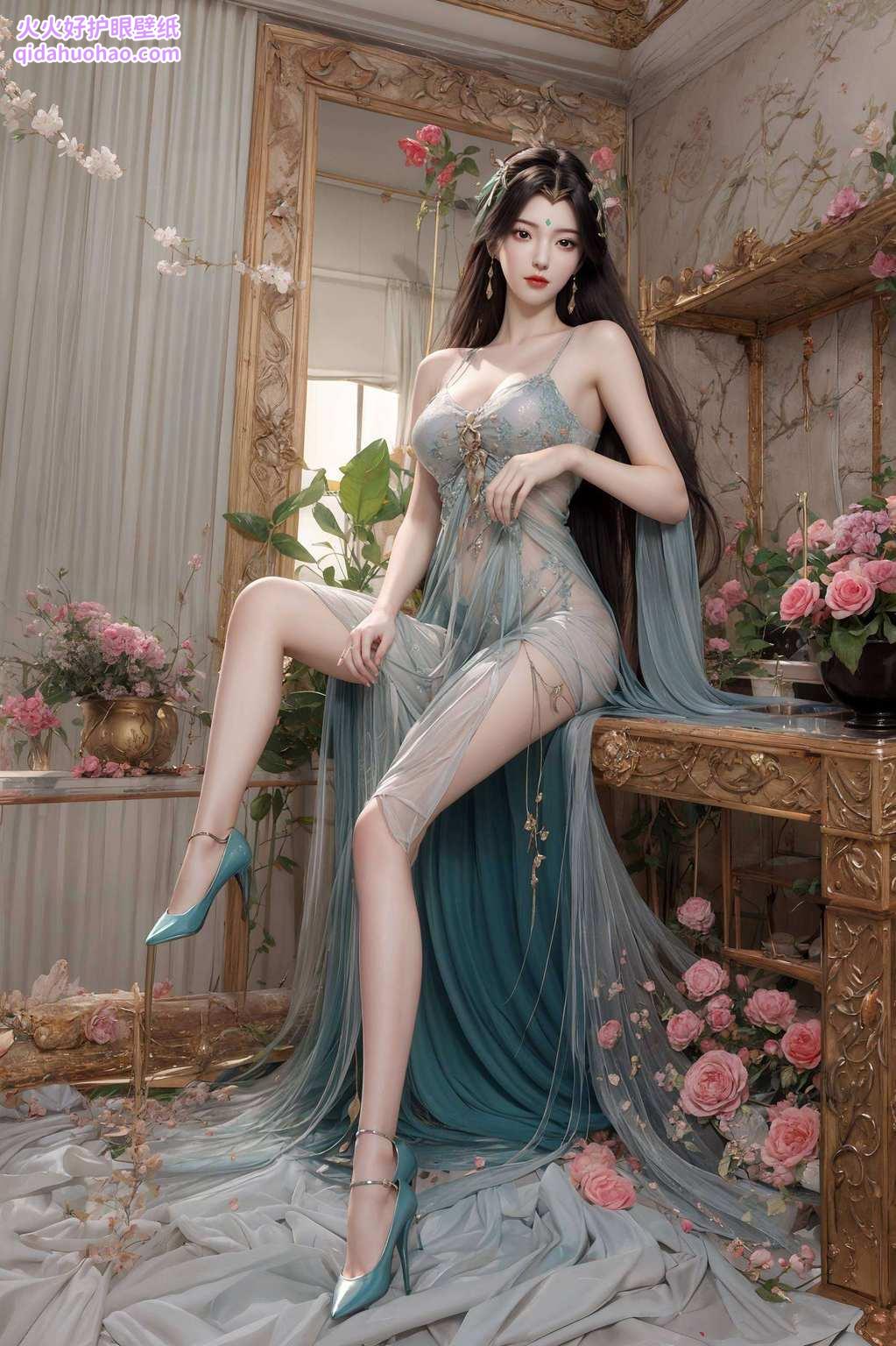 她不仅是壁纸上的风景在《完美世界》中