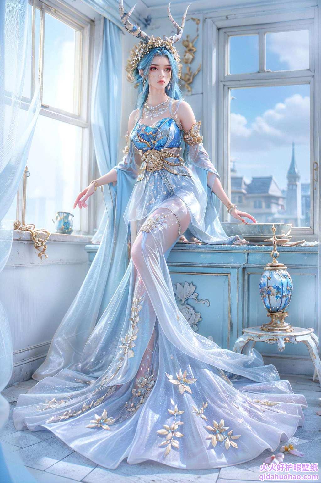 快来感受一下这国漫美女的魅力吧！这位斗破苍穹中的太虚古龙女儿