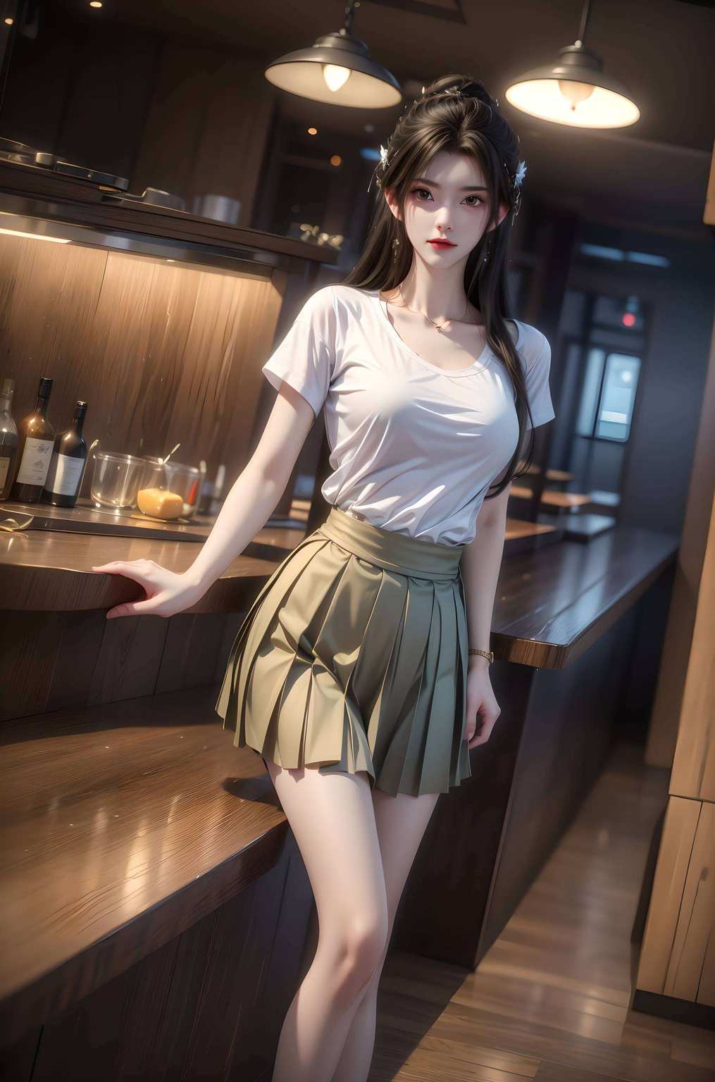 动漫美女的灵动神韵仿佛将我们带入了一个完美世界