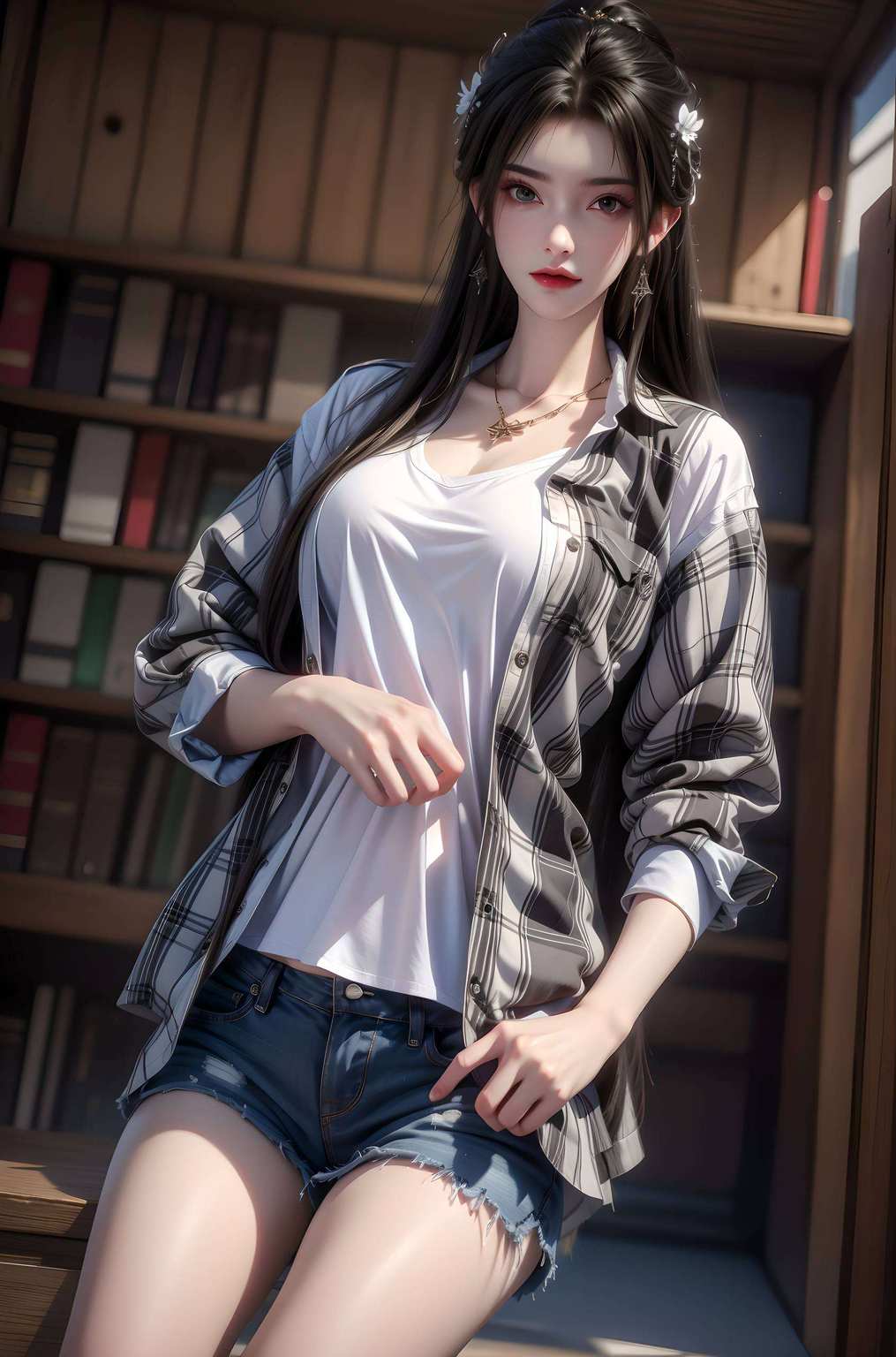 水波荡漾领略动漫女神的独特韵味