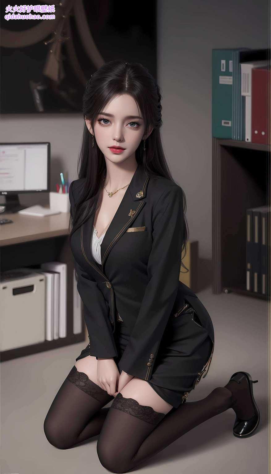 她是那完美世界中的一抹静谧清漪壁纸