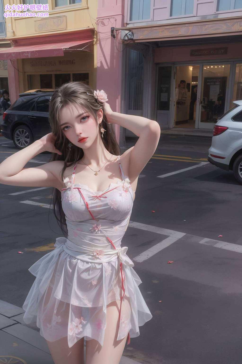 嘻嘻主角可是来自《完美世界》的清漪女神哦！这长腿壁纸高清得能照出你的倒影