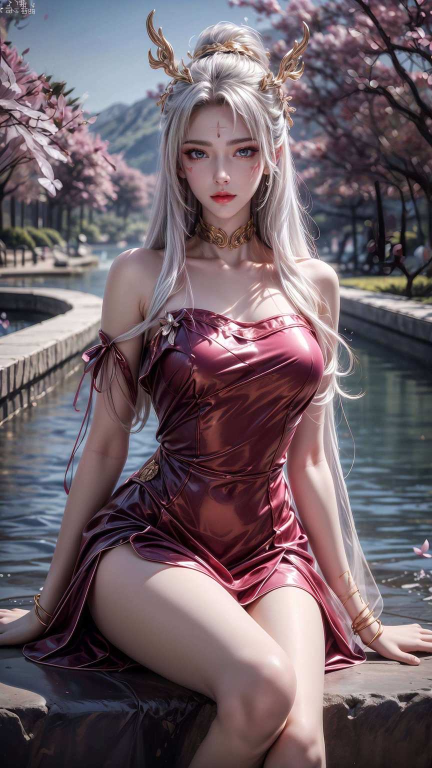 天狐仙子的倩影如梦似幻她的每一次微笑
