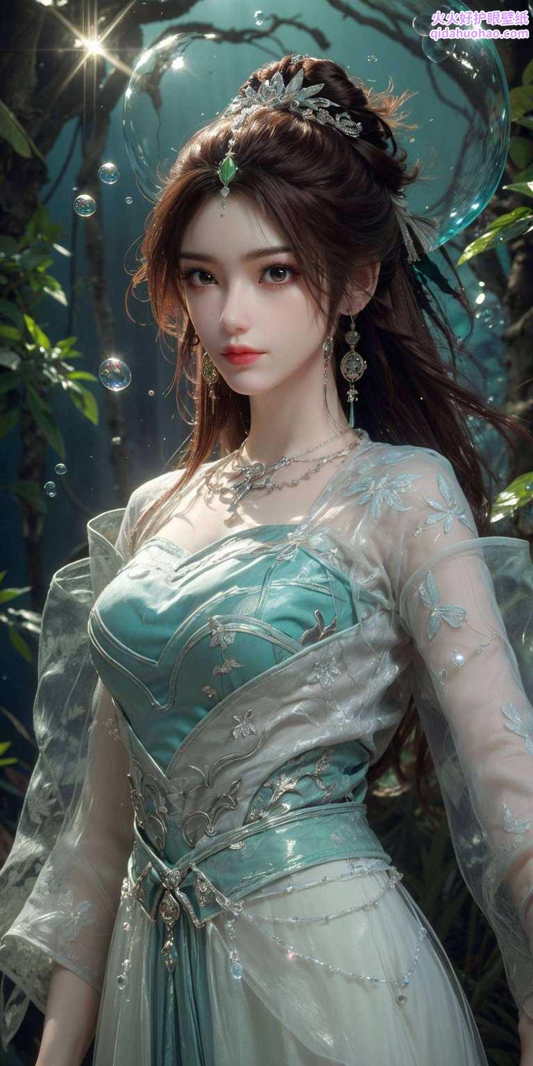 她是《完美世界》中的国漫女神每一次凝视都让人沉醉