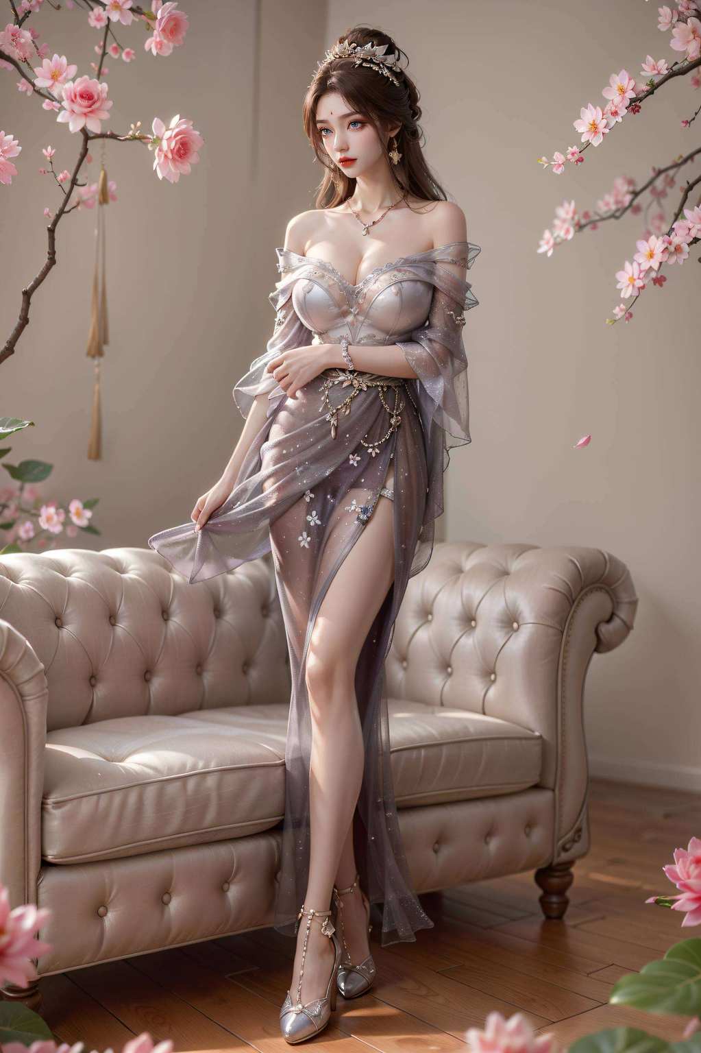 😍👰‍♀️✨月婵新娘妆？这不是完美世界里的那位美若天仙的月婵仙子吗？哎呀