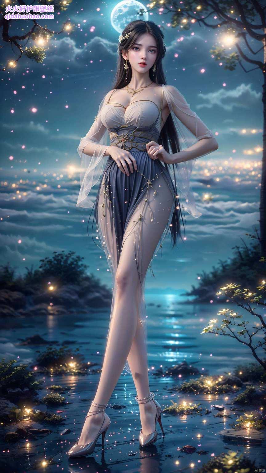 月婵女神穿上婚服的那优雅身姿不仅如此