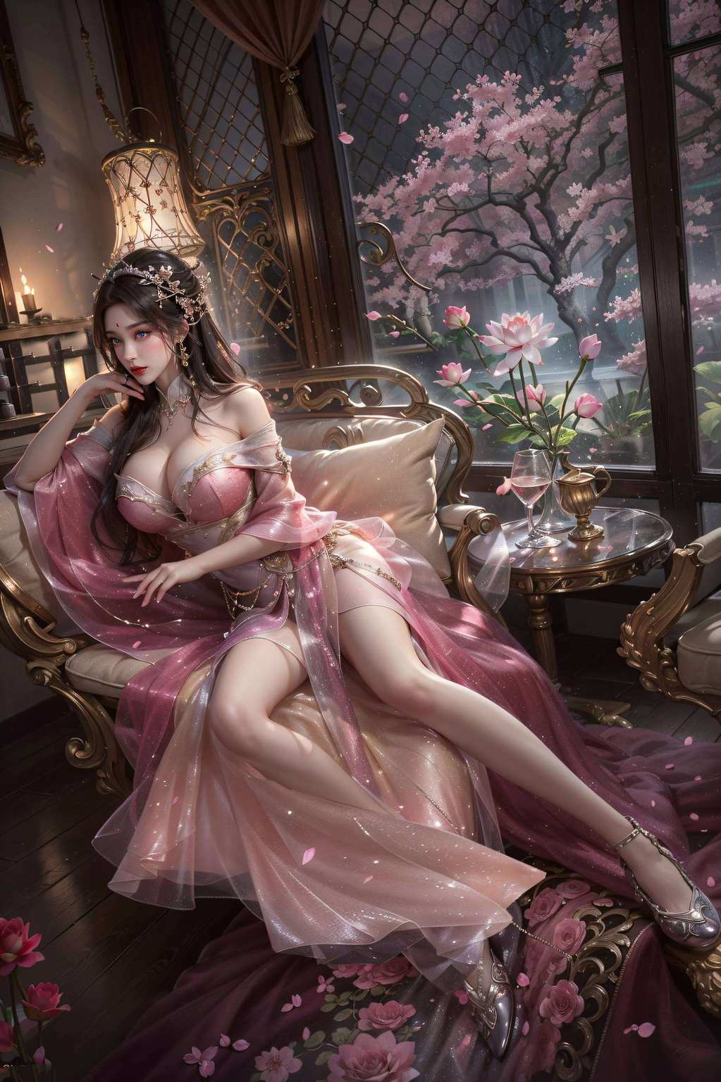 仿佛一跃而出就能带你去领略国漫女神的风采