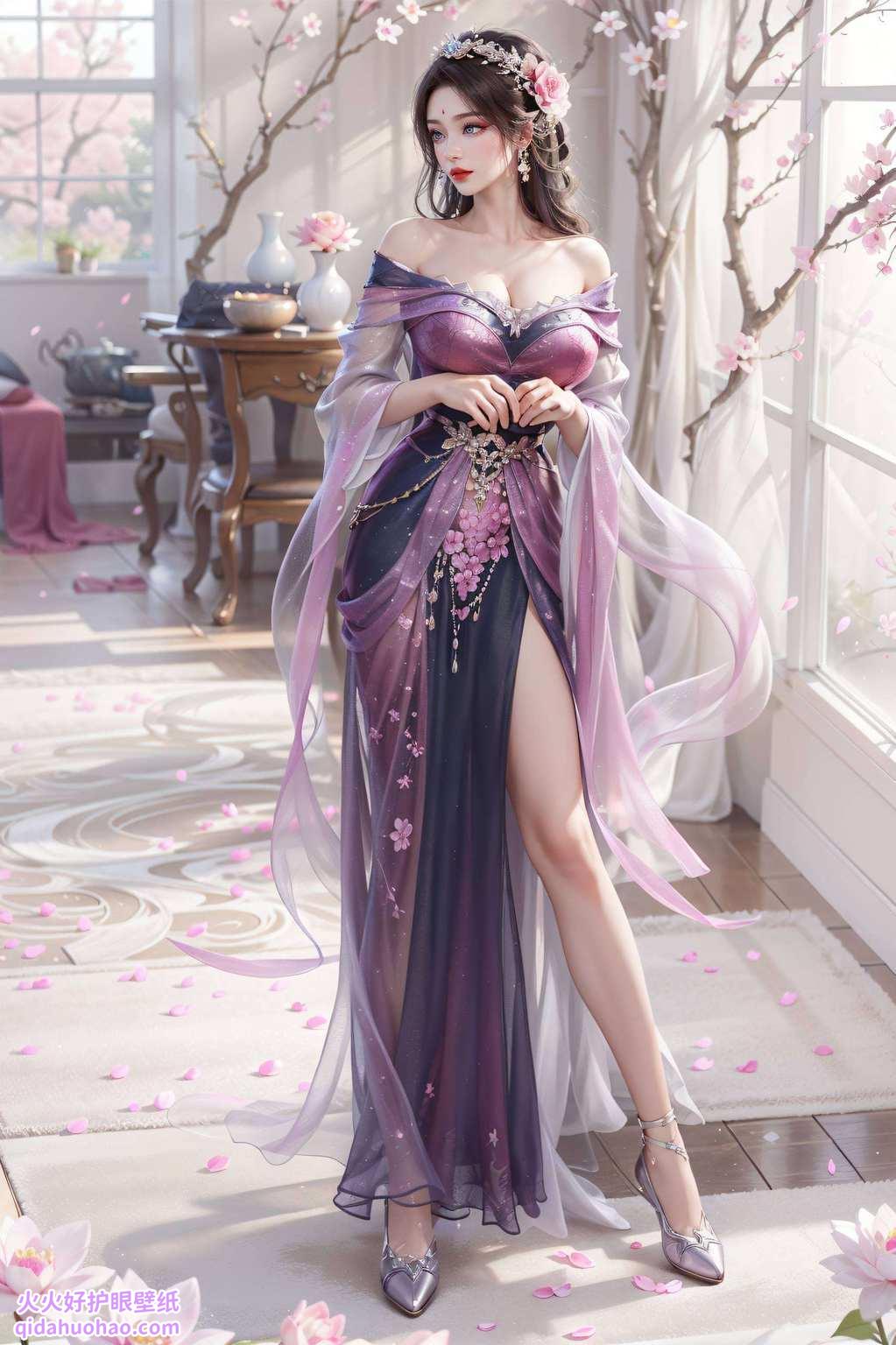 动漫女神笑靥宜国漫美女翩翩舞