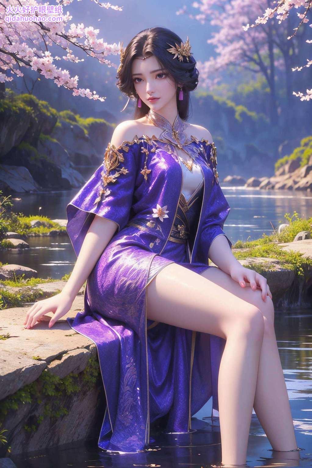 我仿佛感受到了国漫之美在岁月长河中的静谧绽放她是那不可一世的动漫美女
