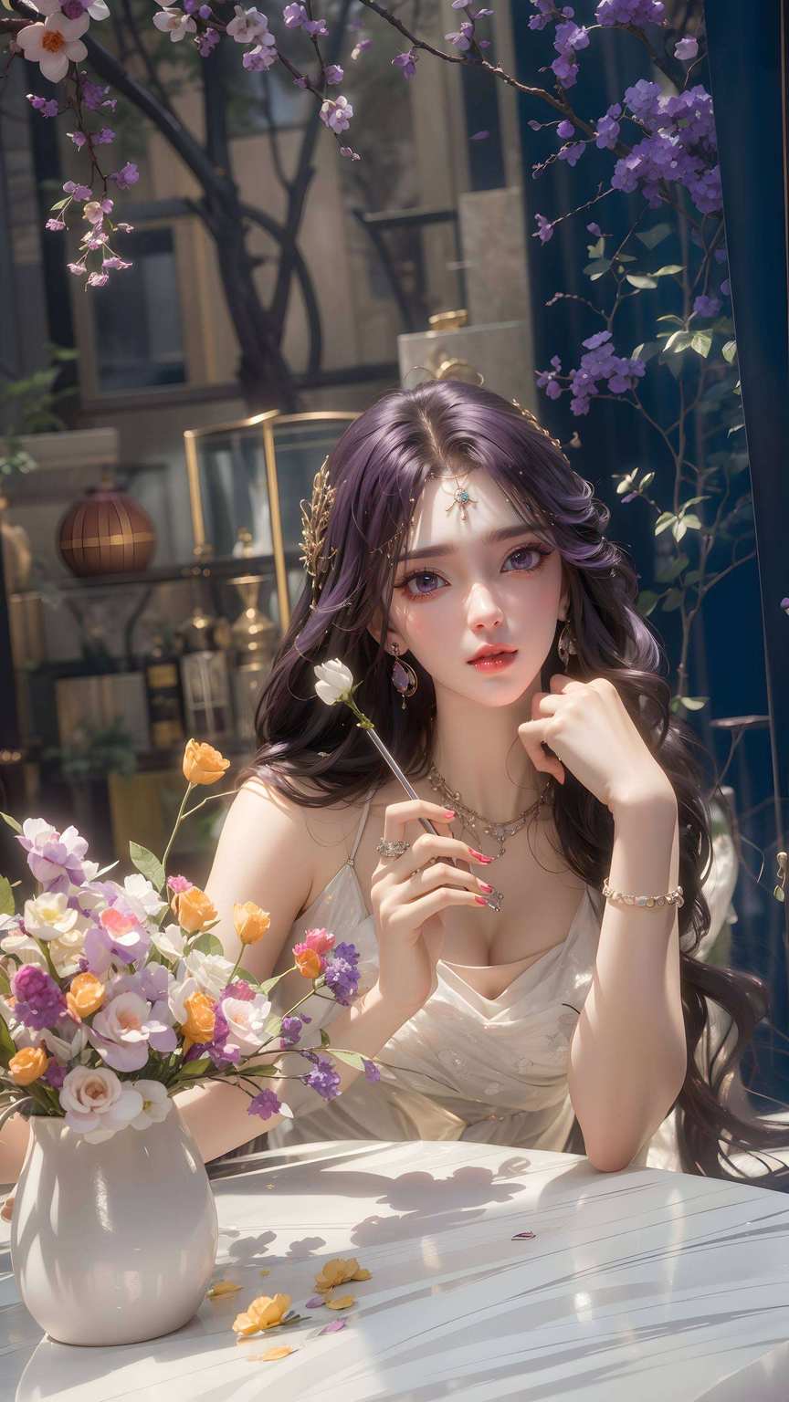 美眸如星她的每一次微笑