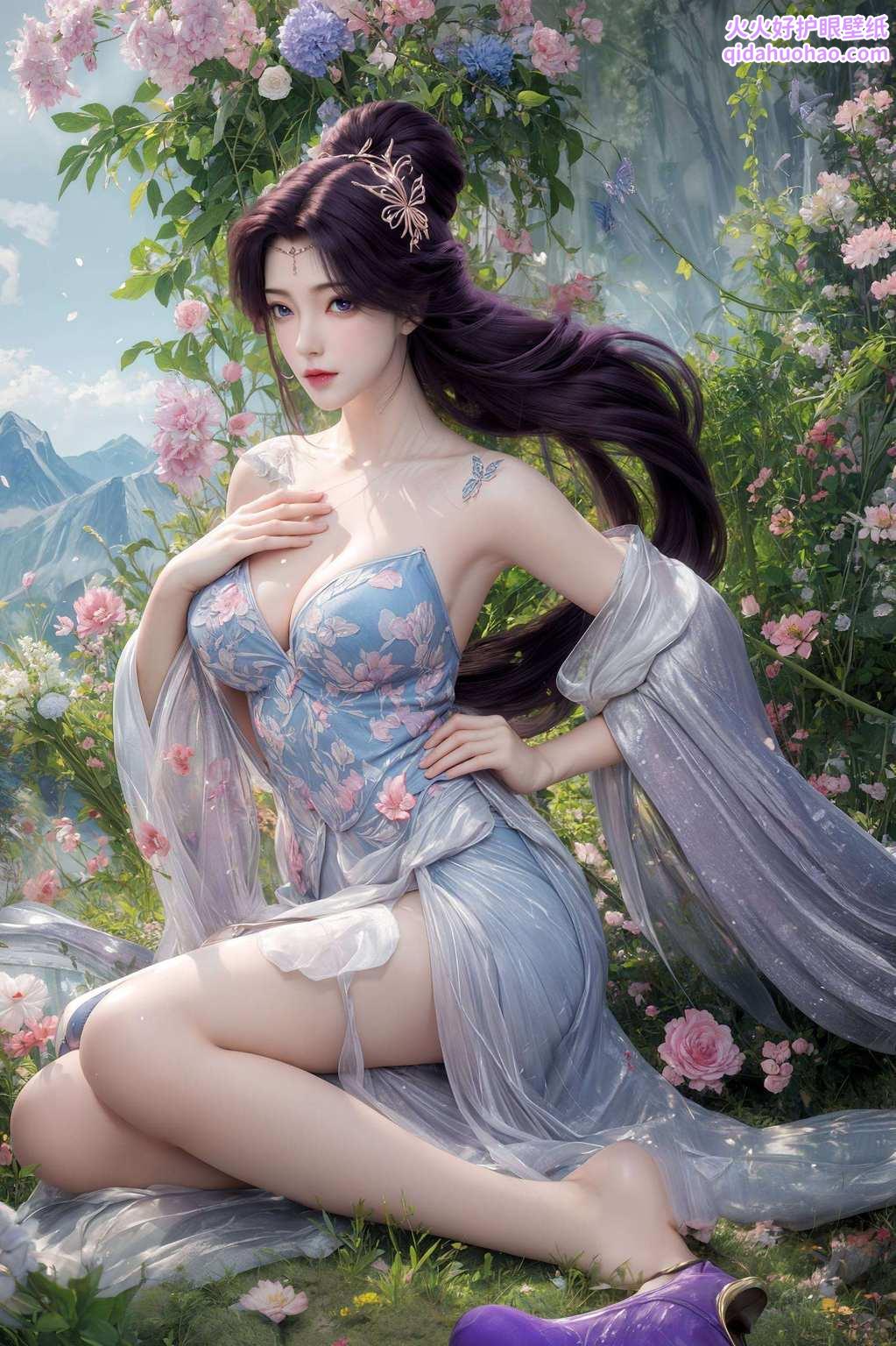 背影图片更是美得让人心醉谁说玄幻世界里的女神只能活在幻想里？云曦就是那颗闪耀的星