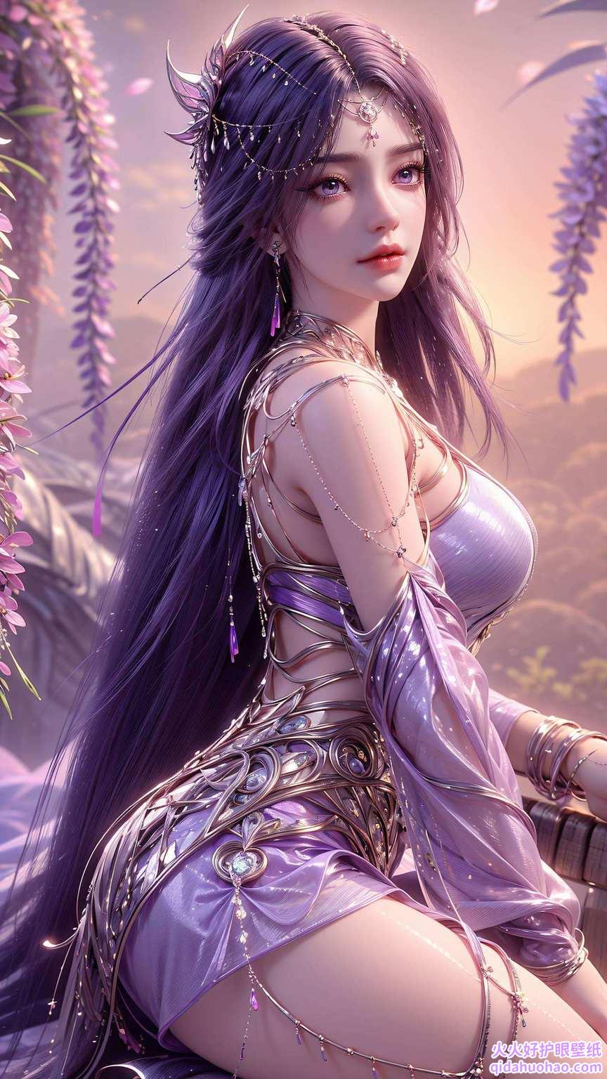 每一位动漫美女的代表为我们的iPad带来了无尽的玄幻风情