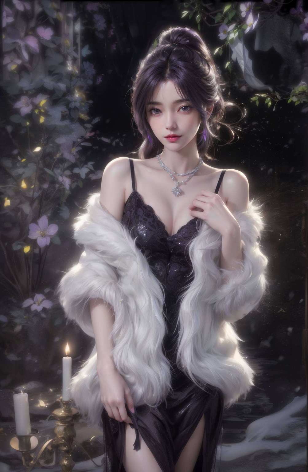 国漫之韵尽显；美人数帧壁画之中