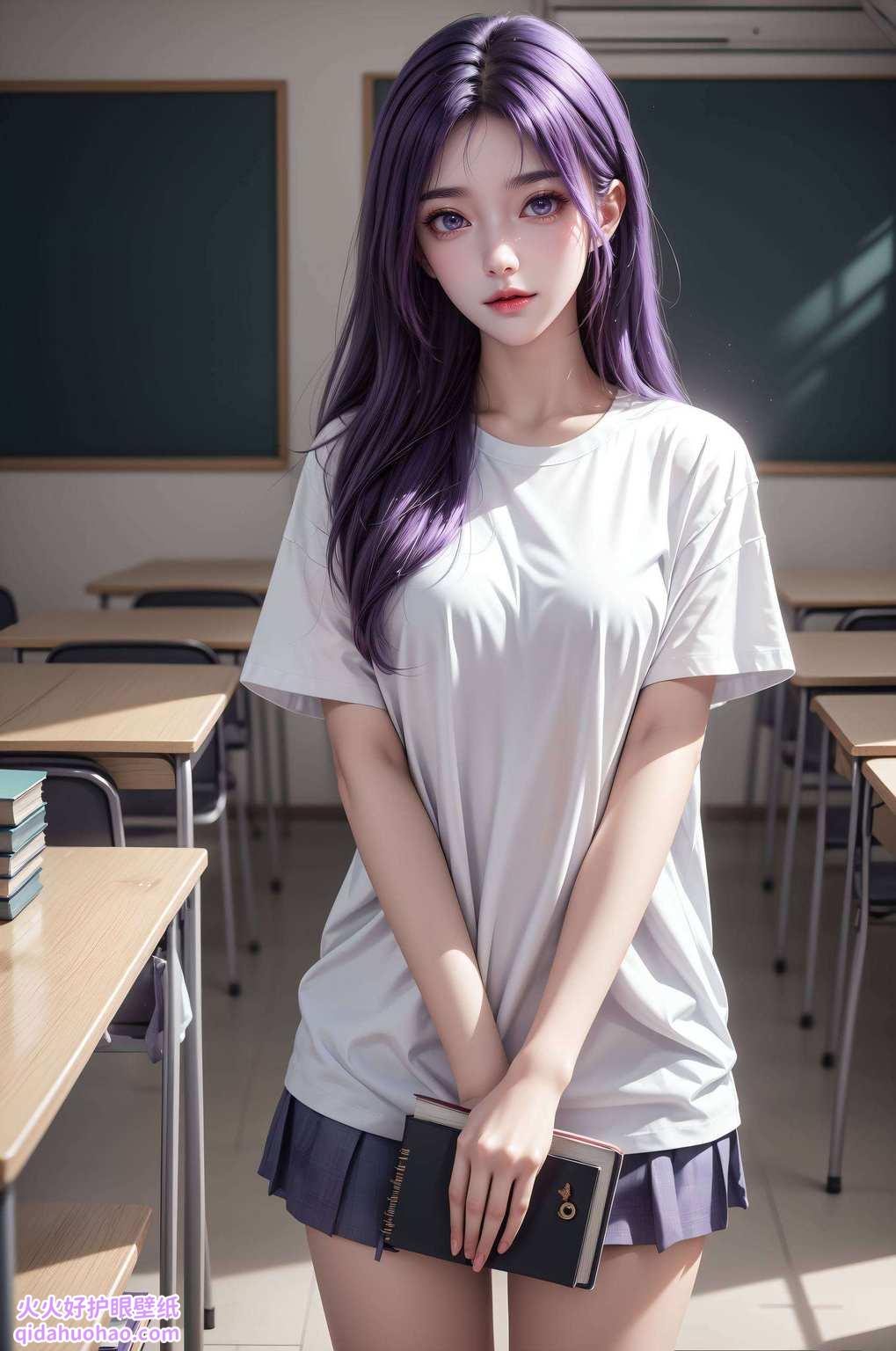 她的倩影她是那片完美世界中最耀眼的国漫女神