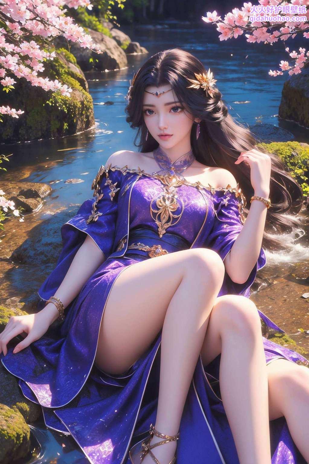 她是那片绚丽玄幻世界中的绝世美女云曦