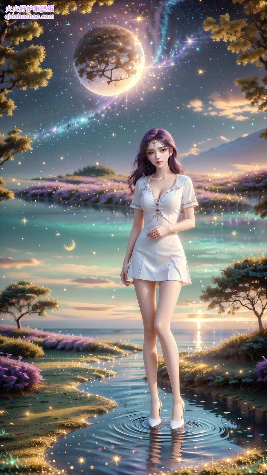 还带着一丝玄幻气息各位极简主义的朋友们！今天给大家带来一款神秘感十足的“云曦黑色背景壁纸”