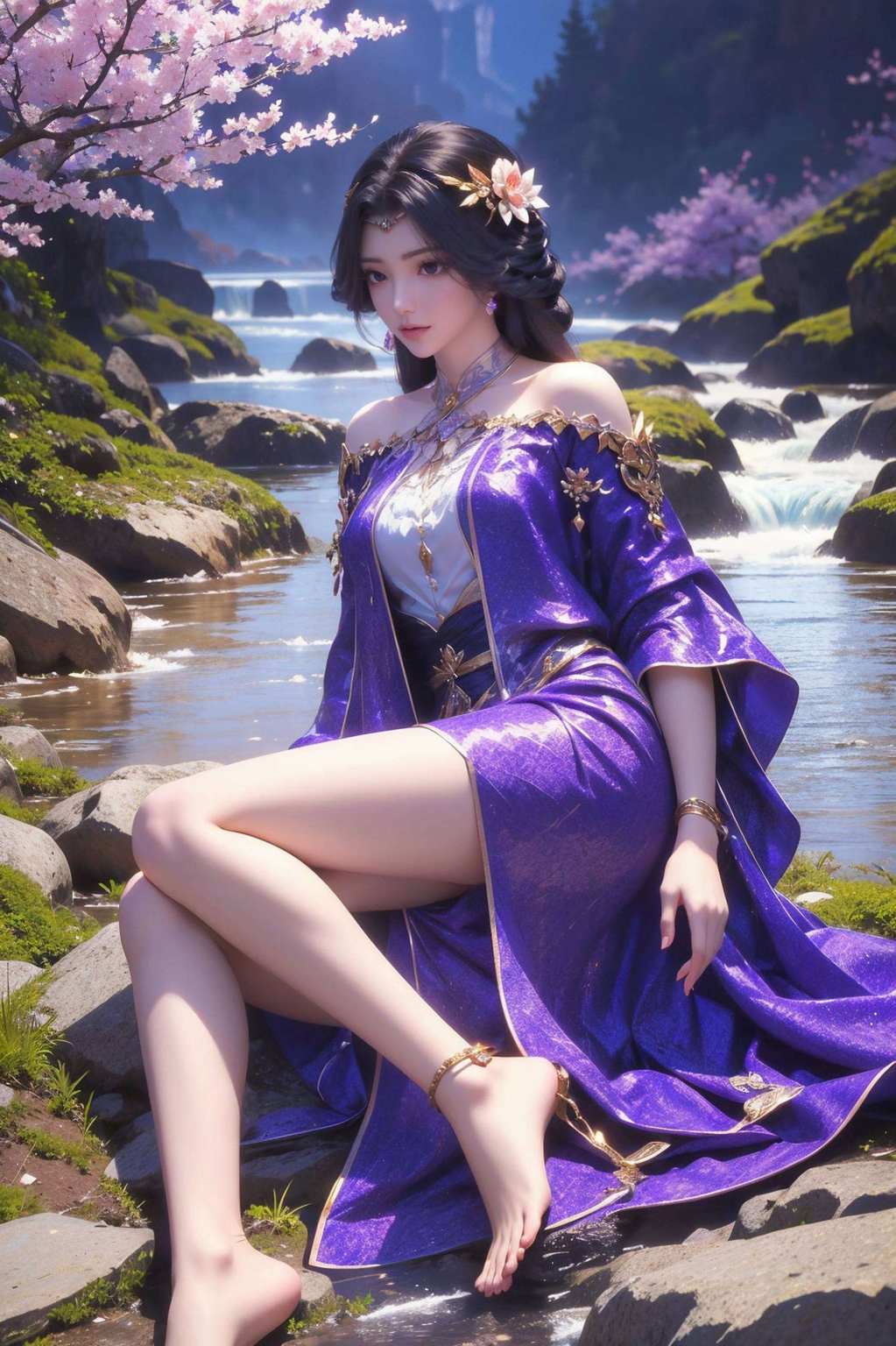 壁画国漫美女风华绝代