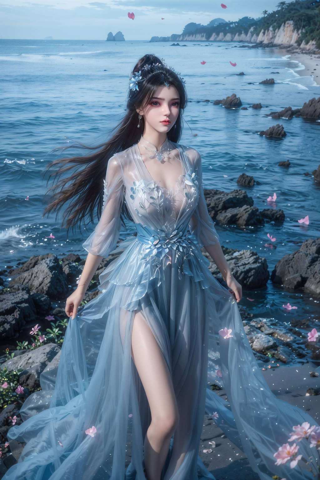 美得让人惊艳每天都能被美美的李慕婉女神唤醒