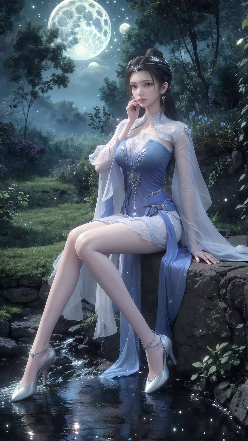 仿佛她就在眼前这位国漫界的女神