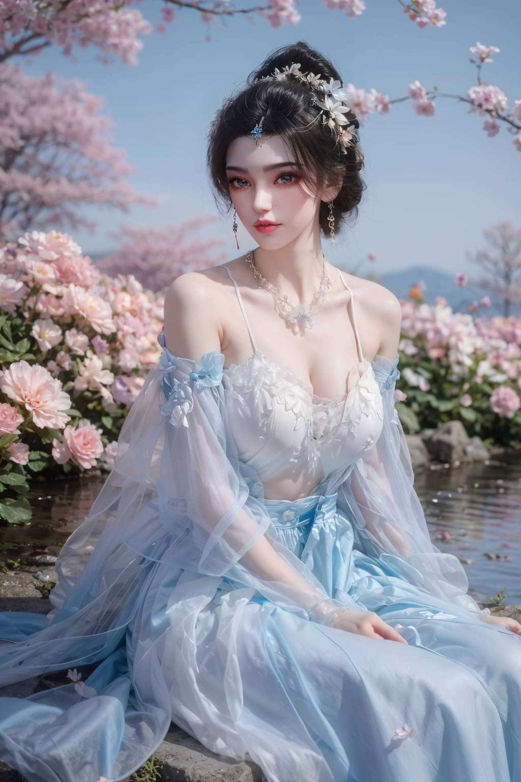 宜作国漫壁纸婉约倩影