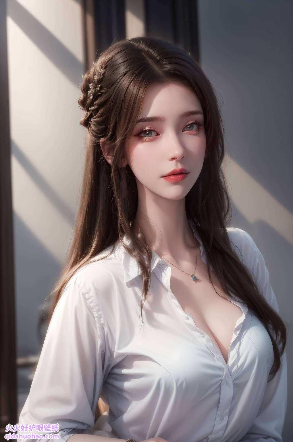 她的眼神壁纸李婉慕的眼神如同一抹静谧的光