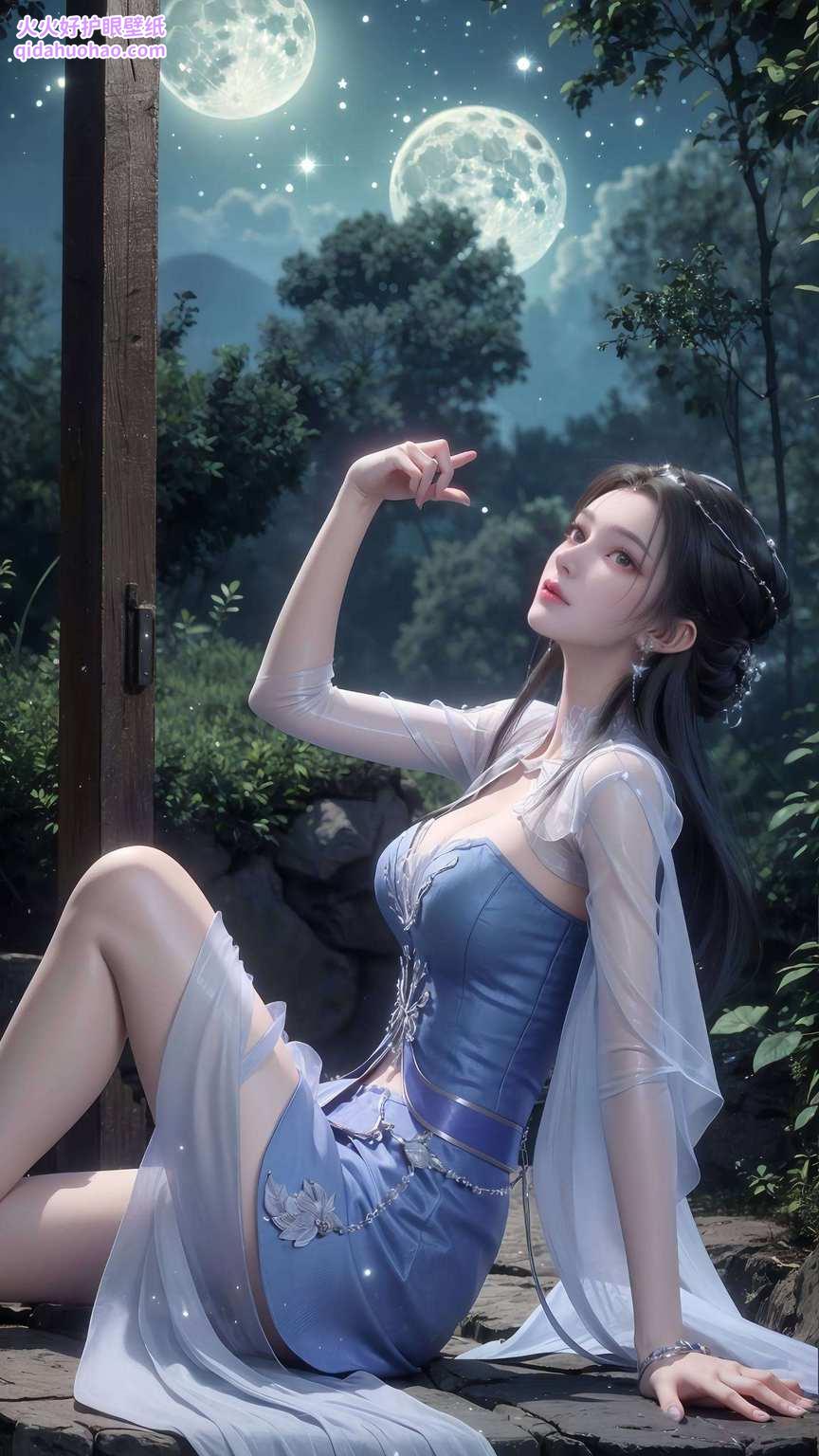 国漫壁纸婉约倩影