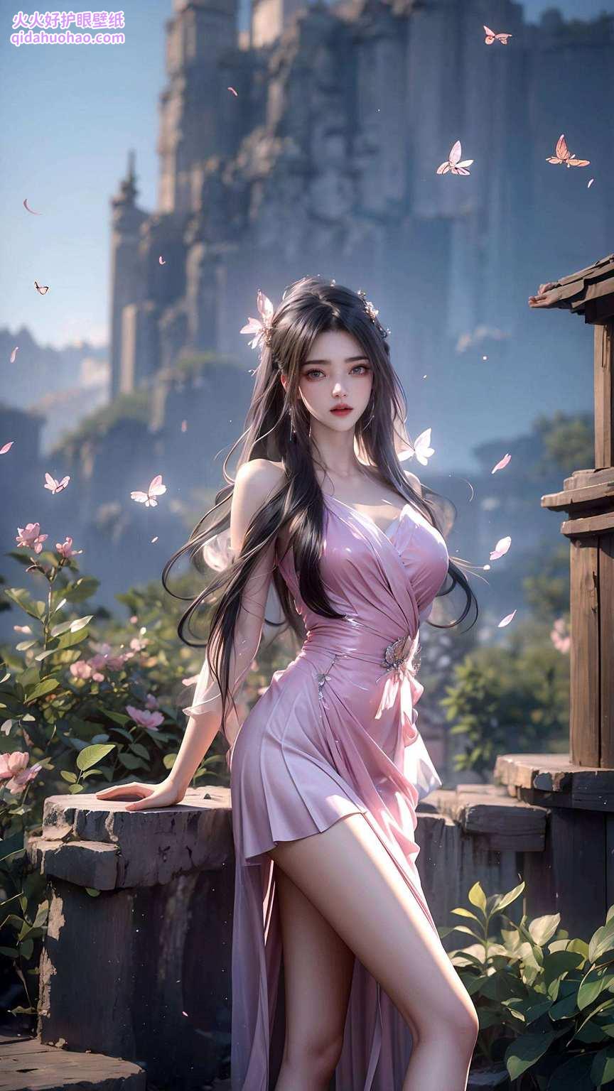 动漫女神和美女们跃然屏上每当你的电脑锁屏时
