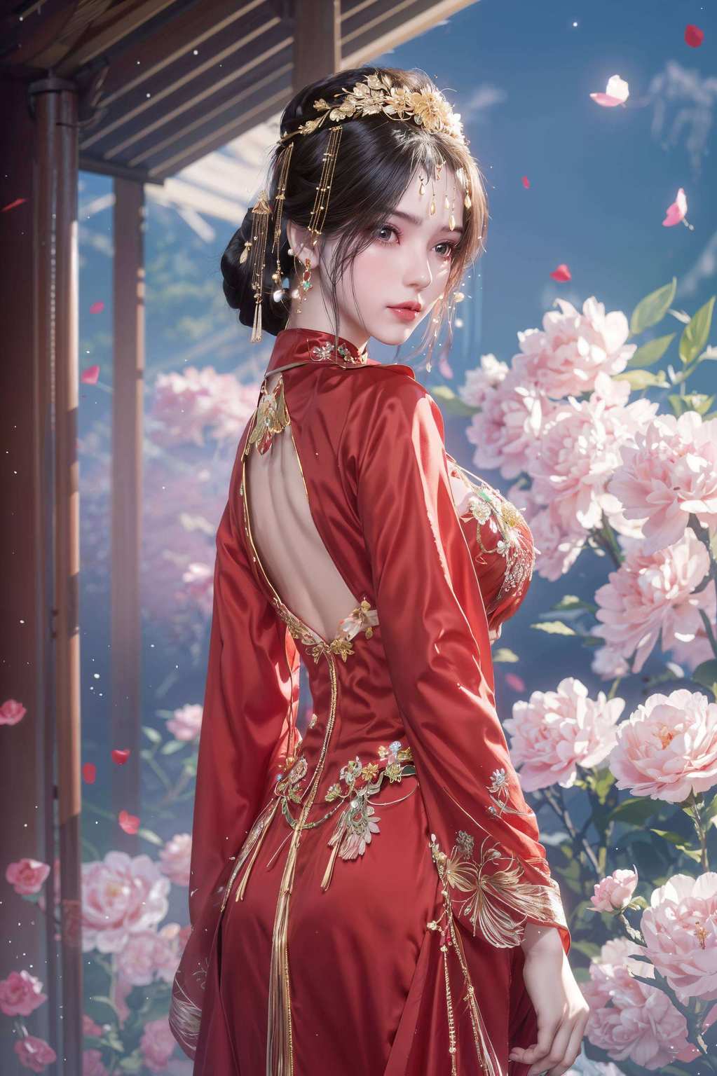 她的眼神里藏着千年玄幻的秘密嘿