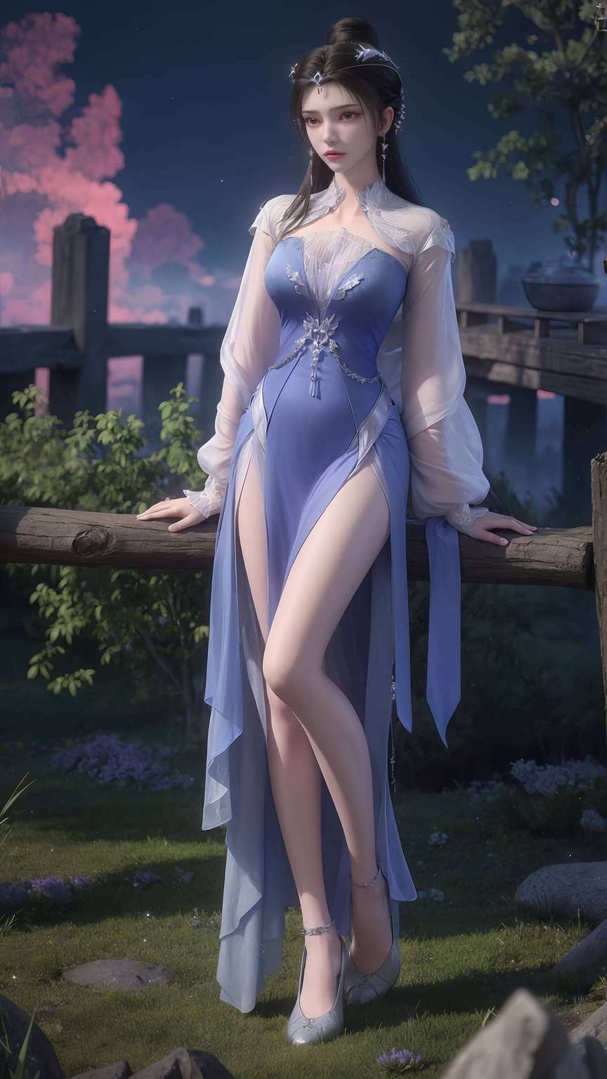 谁说国漫美女只能存在于二次元？李慕婉的壁纸还能把平板壁纸变成仙境